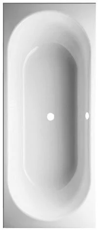 Usine Directe Baignoire Schmidlin Duett avec rebords 180 x 80 cm Blanc